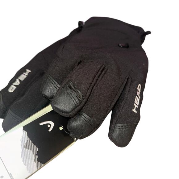 HEAD Gloves Mens Small Black Hybrid Waterproof Ski Snowboard Winter NEW - Picture 4 of 4